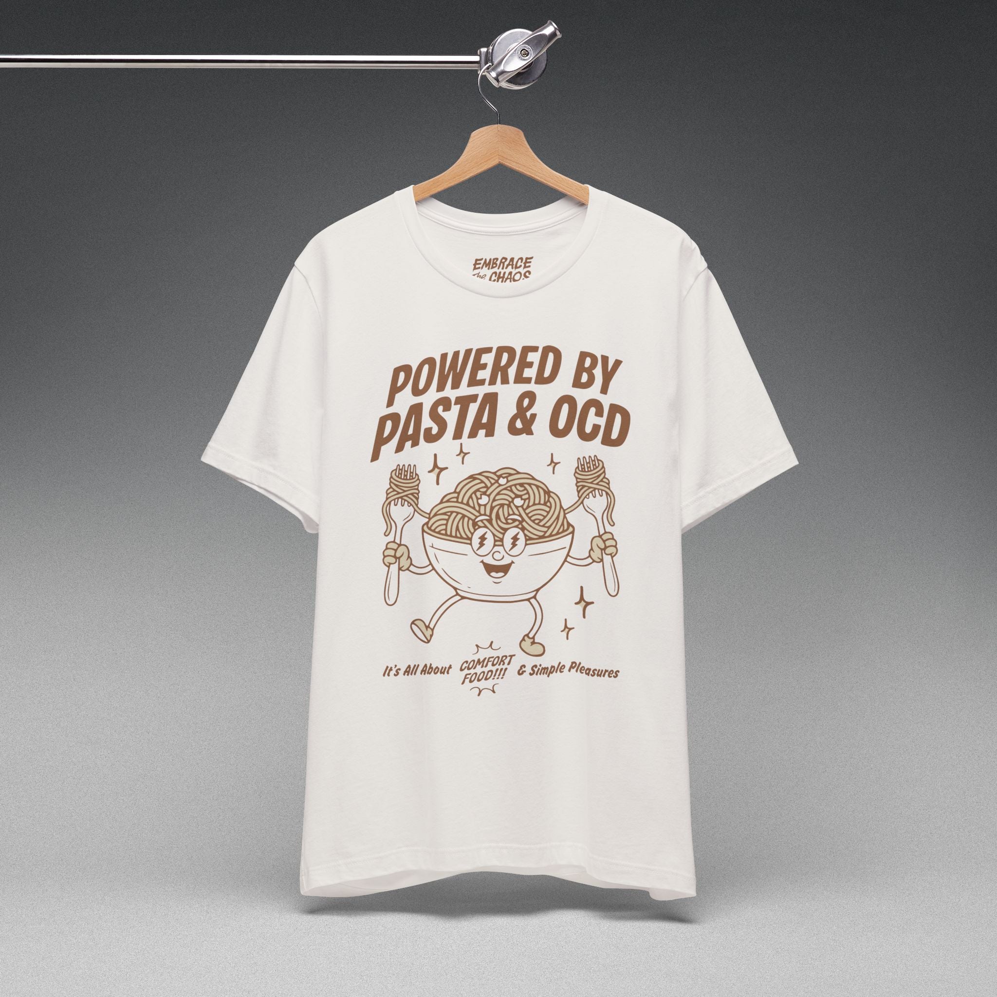 POWERED BY PASTA & OCD TEE