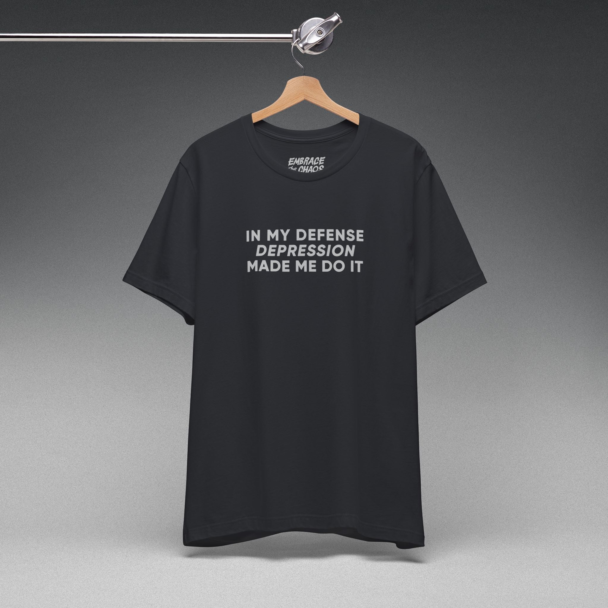 DEPRESSION MADE ME DO IT TEE