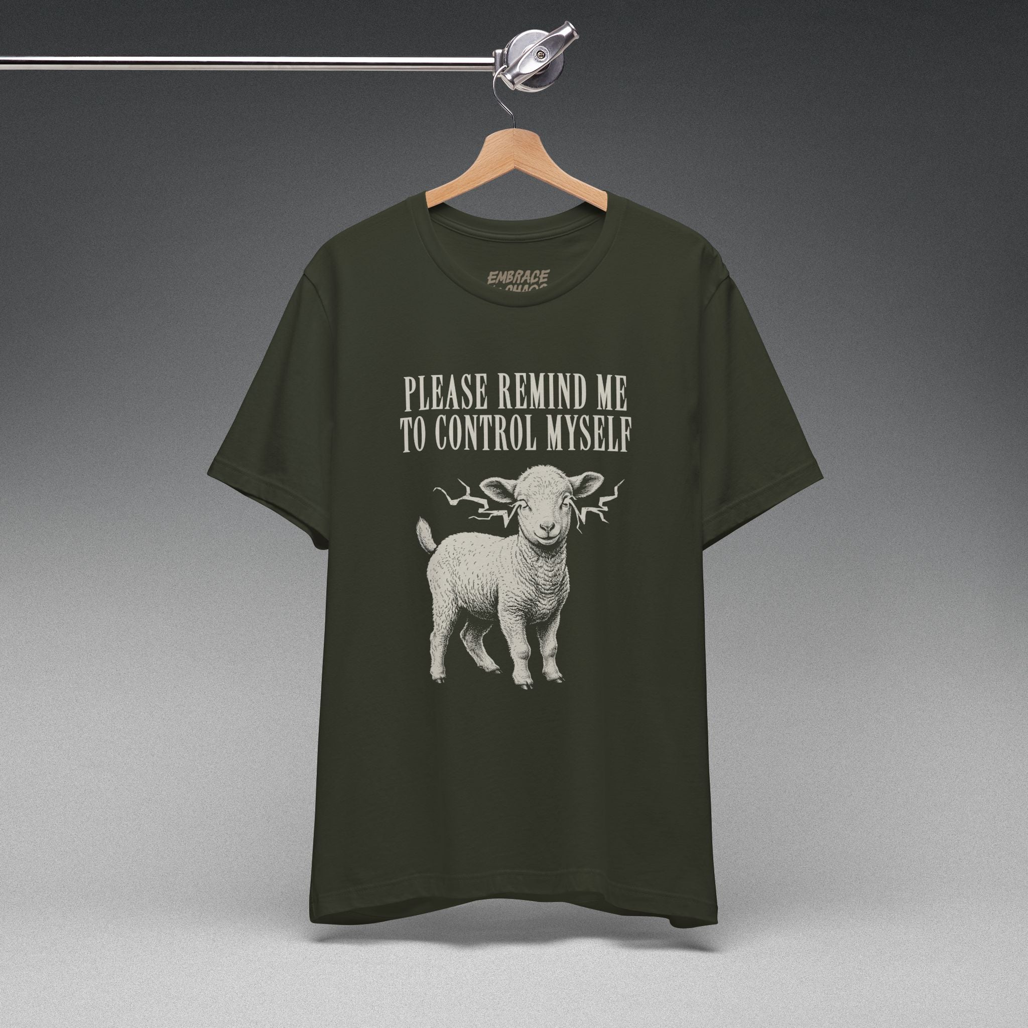 PLEASE REMIND ME TO CONTROL MYSELF TEE