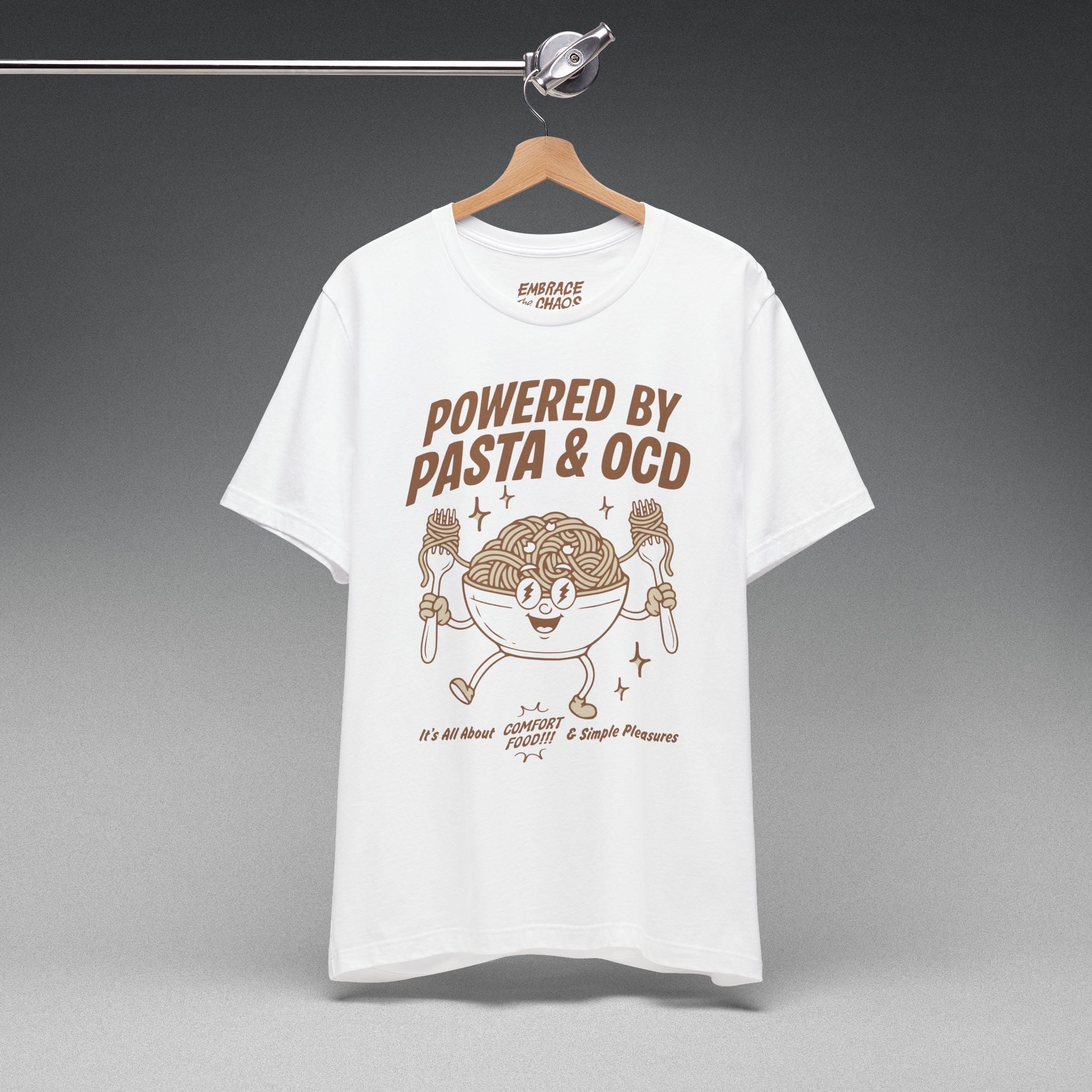 POWERED BY PASTA & OCD TEE