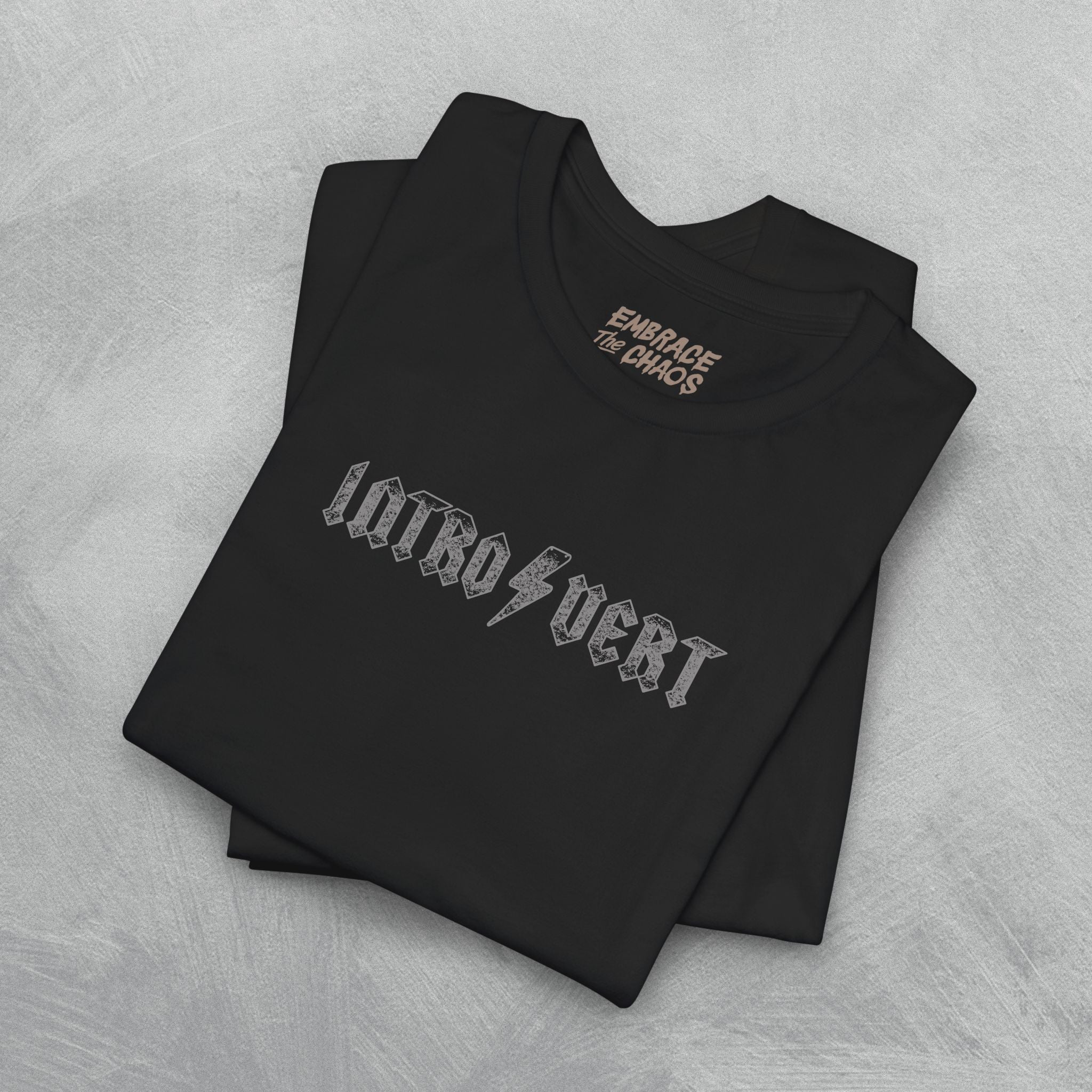 INTROVERT - AC/DC STYLE TEE