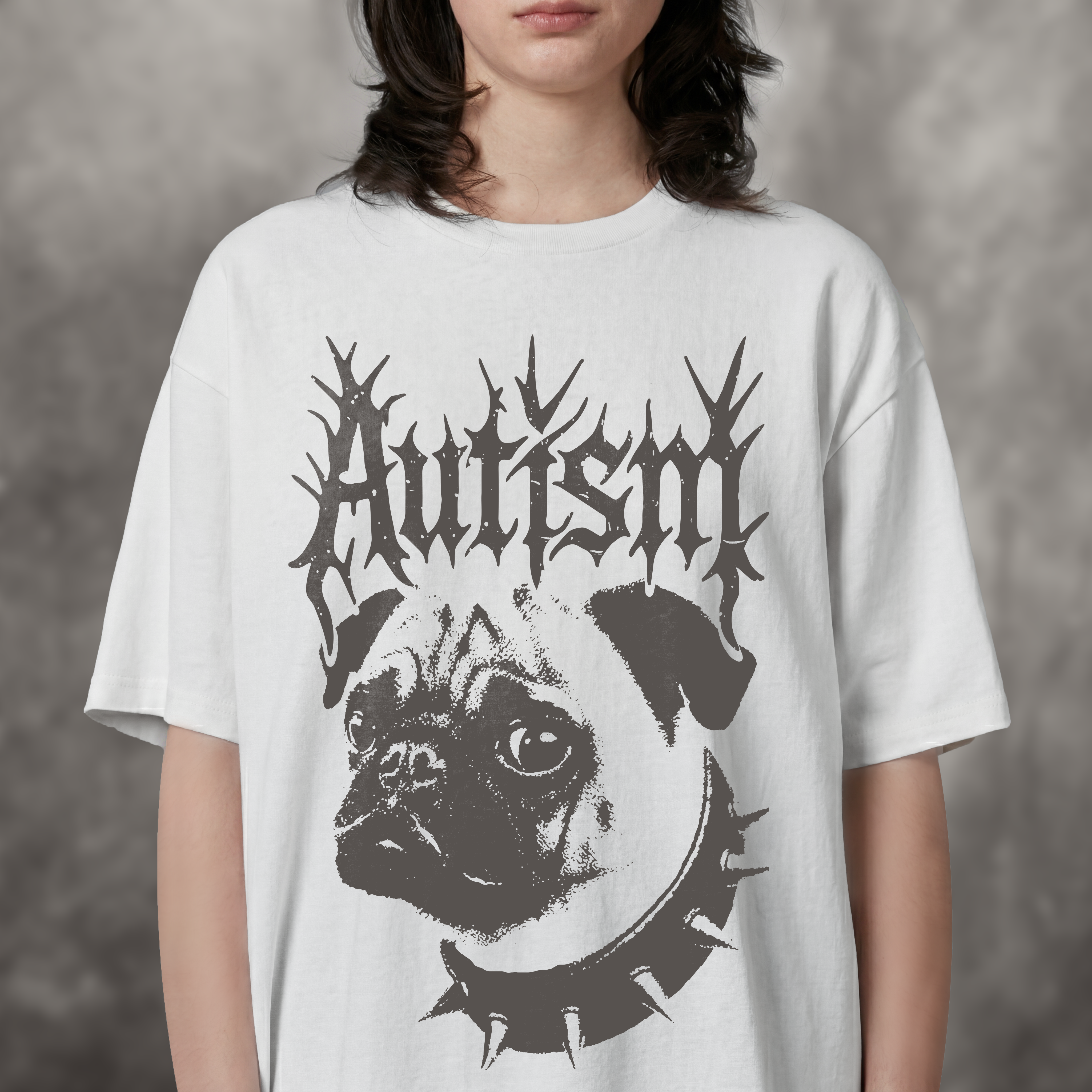 AUTISTIC PUG T-SHIRT