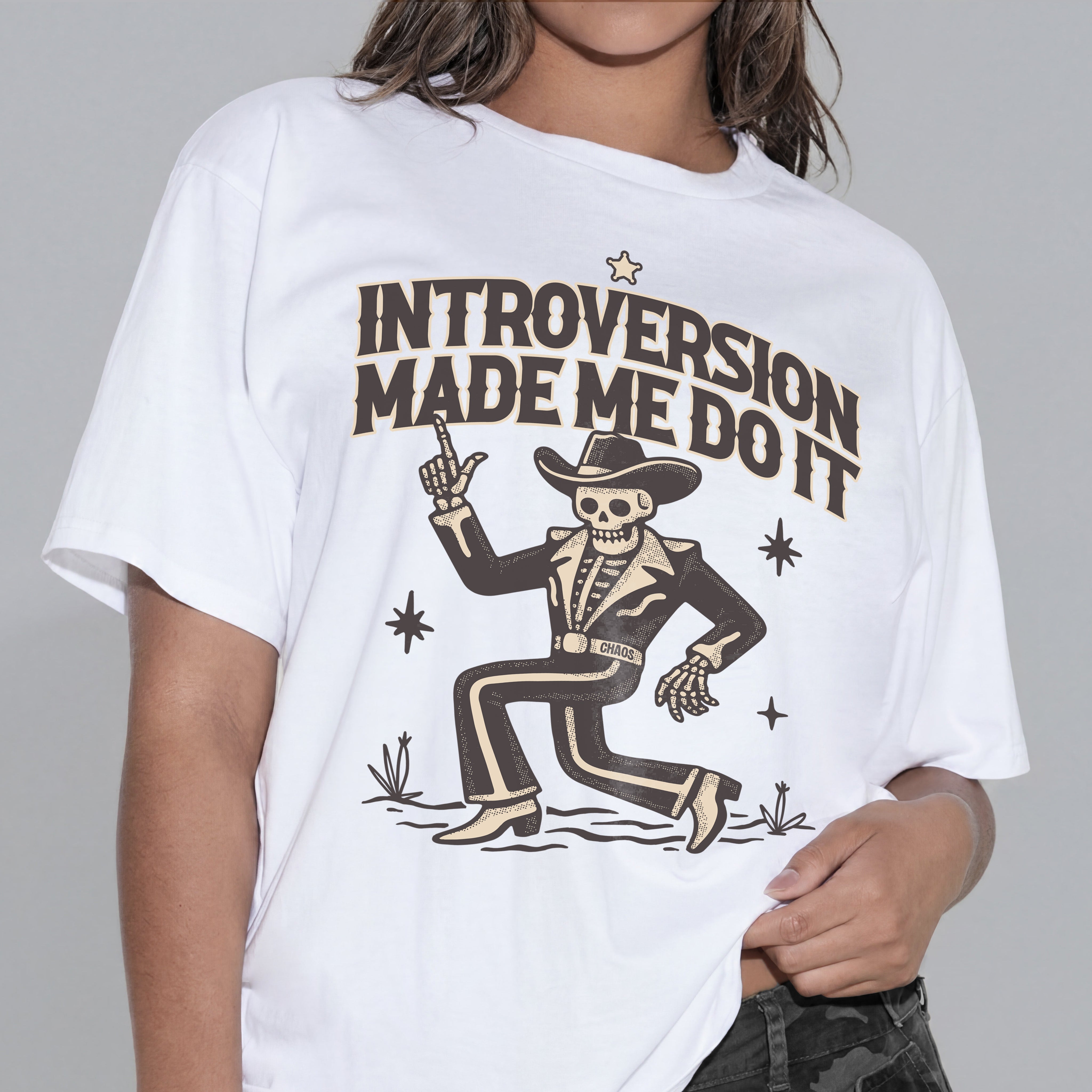 INTROVERSION MADE ME DO IT T-SHIRT