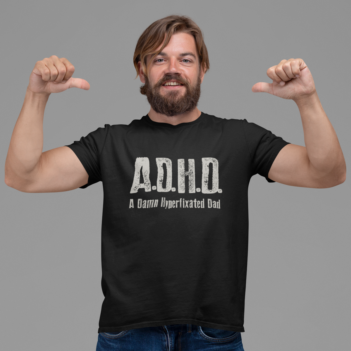 A DAMN HYPERFIXATED DAD TEE