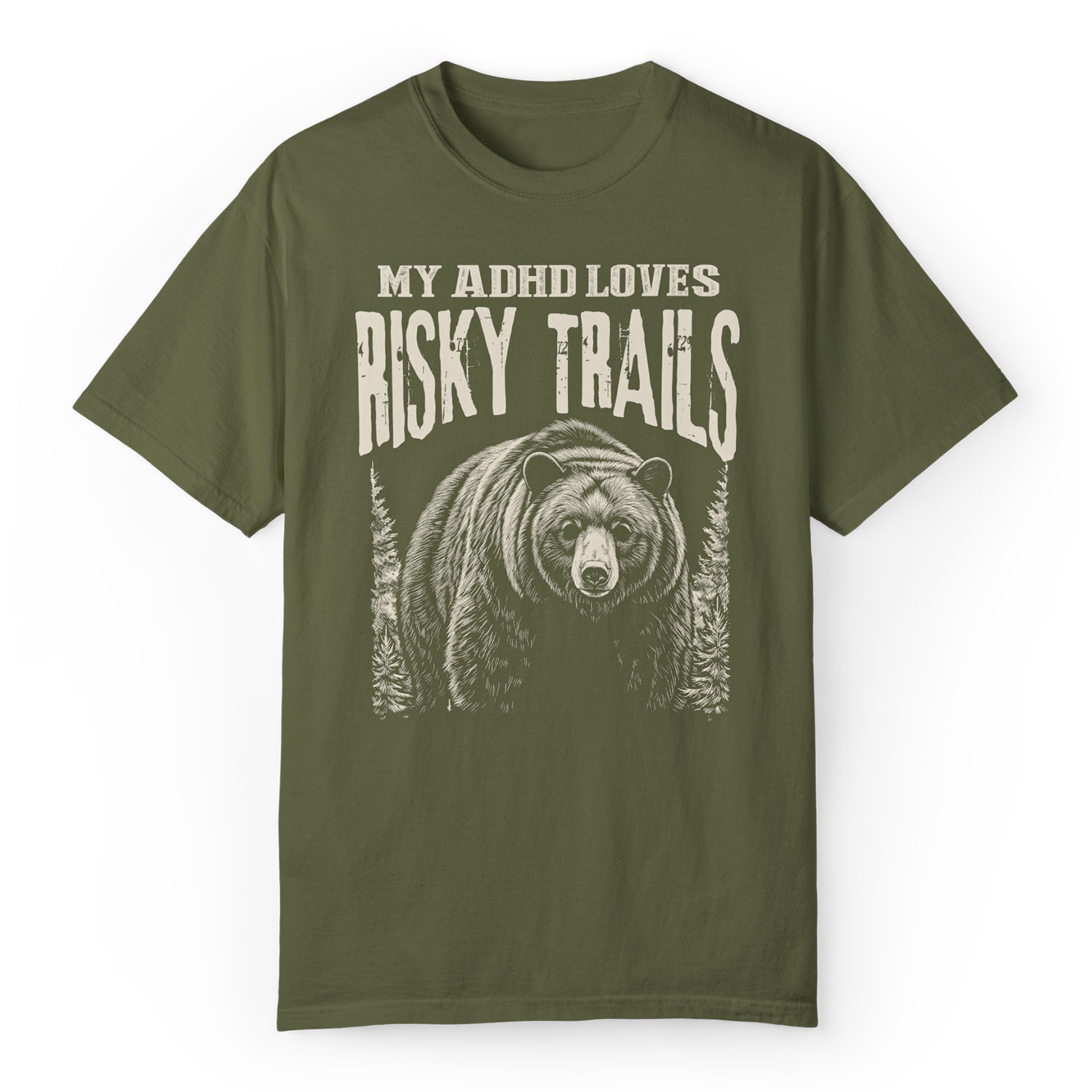 MY ADHD LOVES RISKY TRAILS TEE