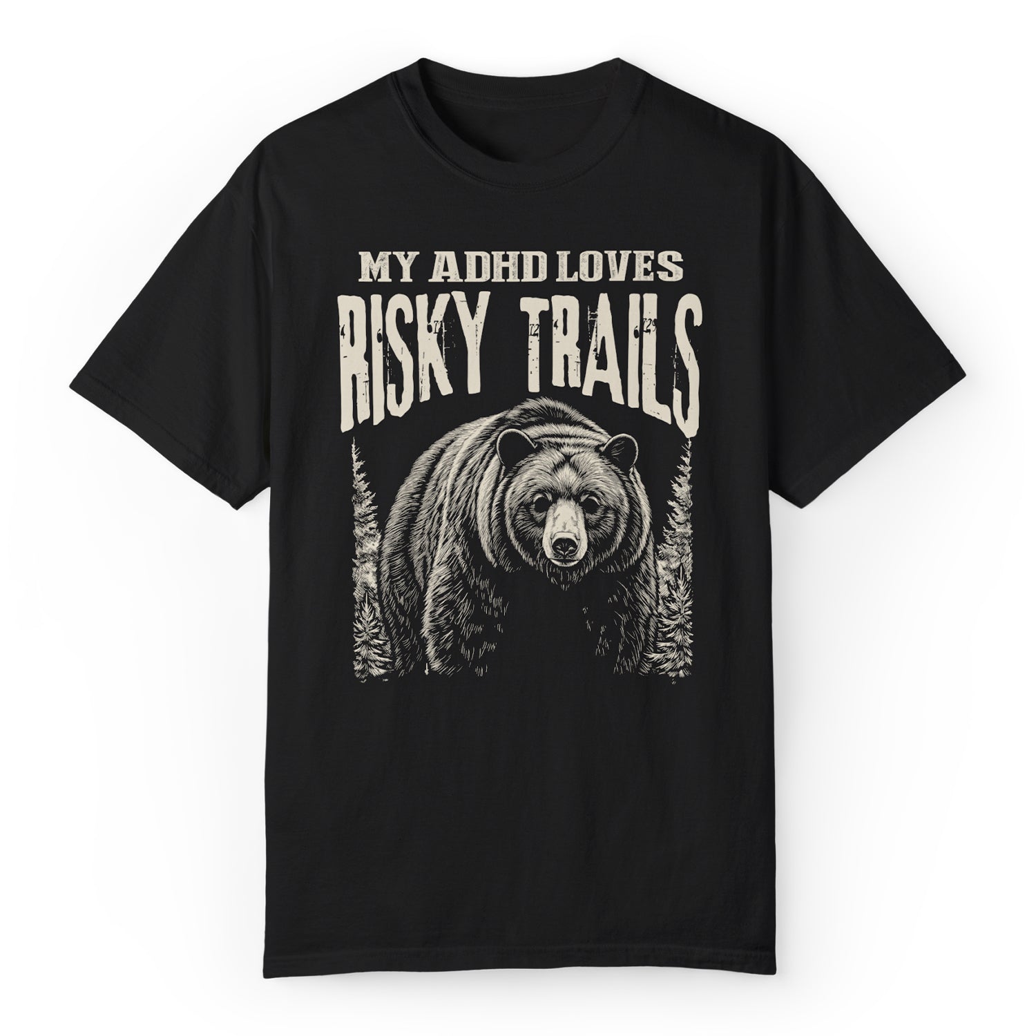 MY ADHD LOVES RISKY TRAILS TEE