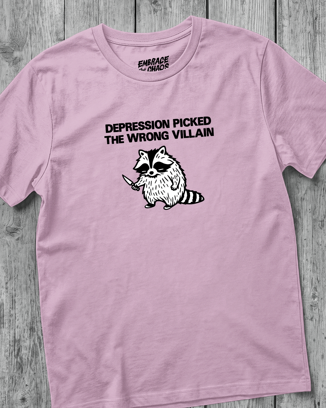 DEPRESSION PICKED THE WRONG VILLAIN TEE