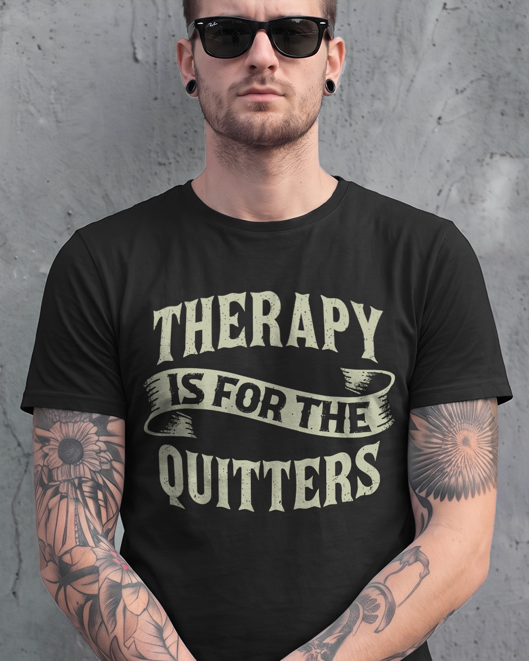 THERAPY IS FOR THE QUITTERS TEE