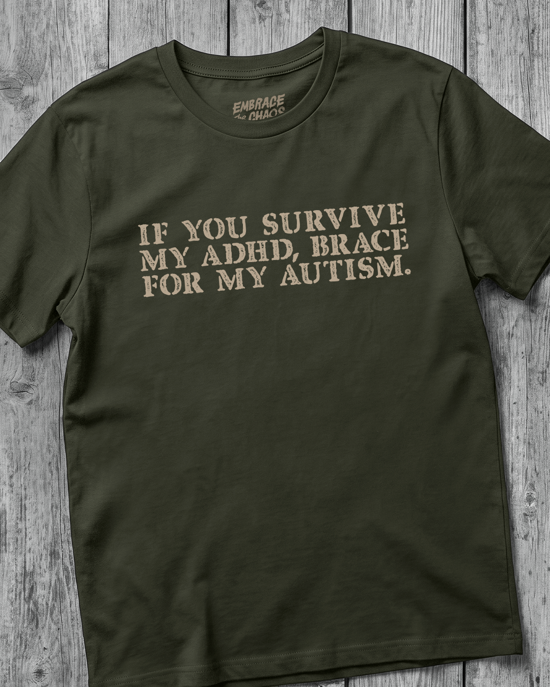 BRACE FOR MY AUTISM TEE