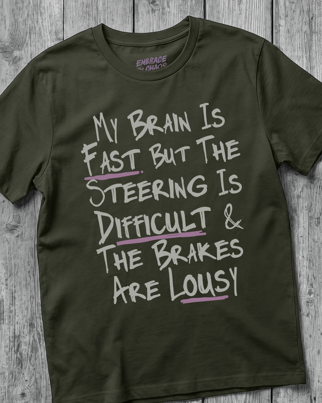 MY BRAIN IS FAST TEE
