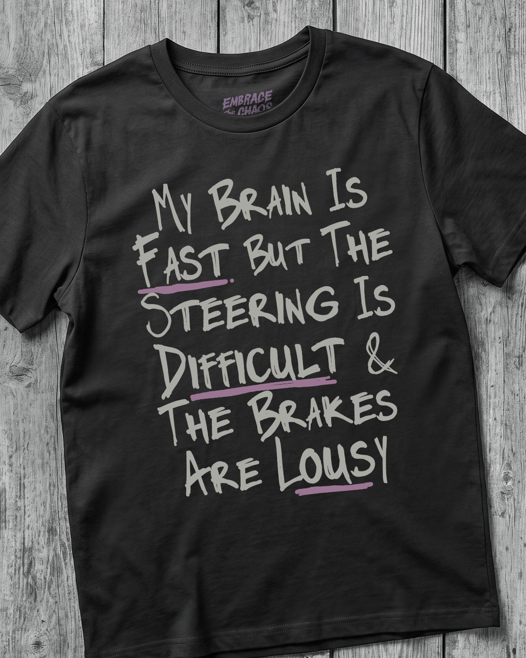 MY BRAIN IS FAST TEE