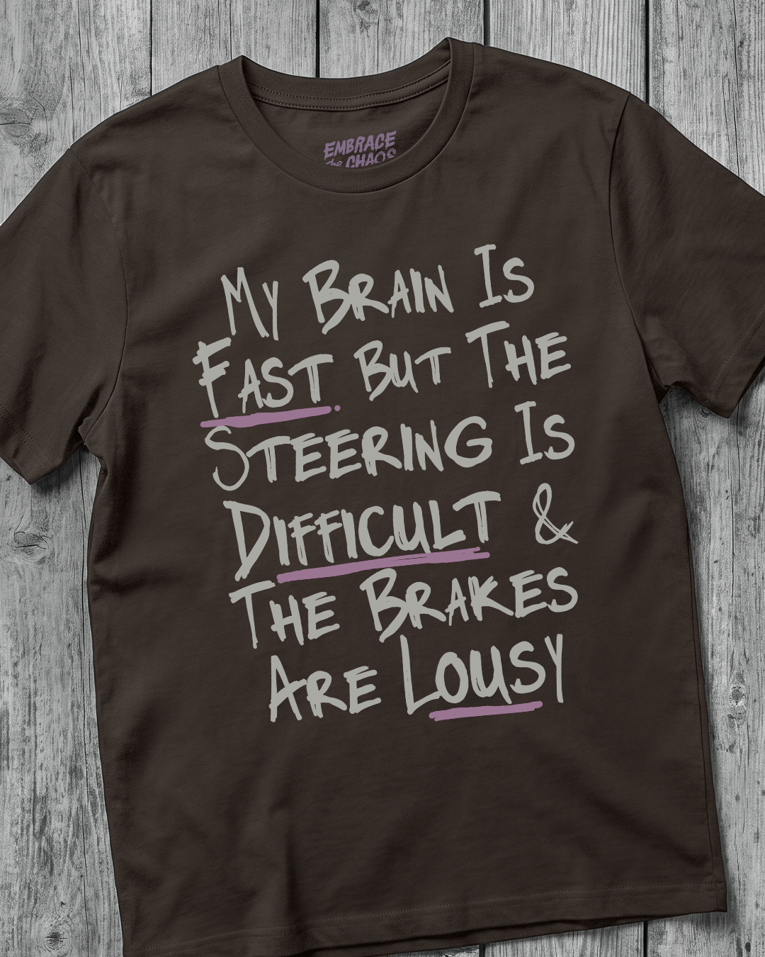MY BRAIN IS FAST TEE