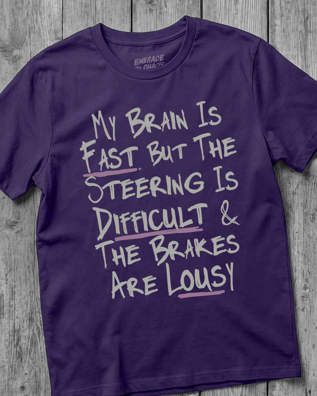 MY BRAIN IS FAST TEE