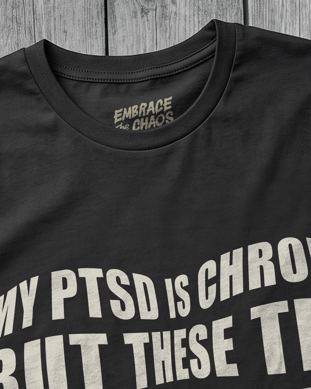 MY PTSD IS CHRONIC BUT THESE TITS ARE ICONIC TEE