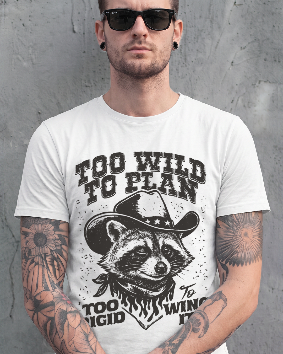 TOO WILD TO PLAN TOO RIGID TO WING IT TEE