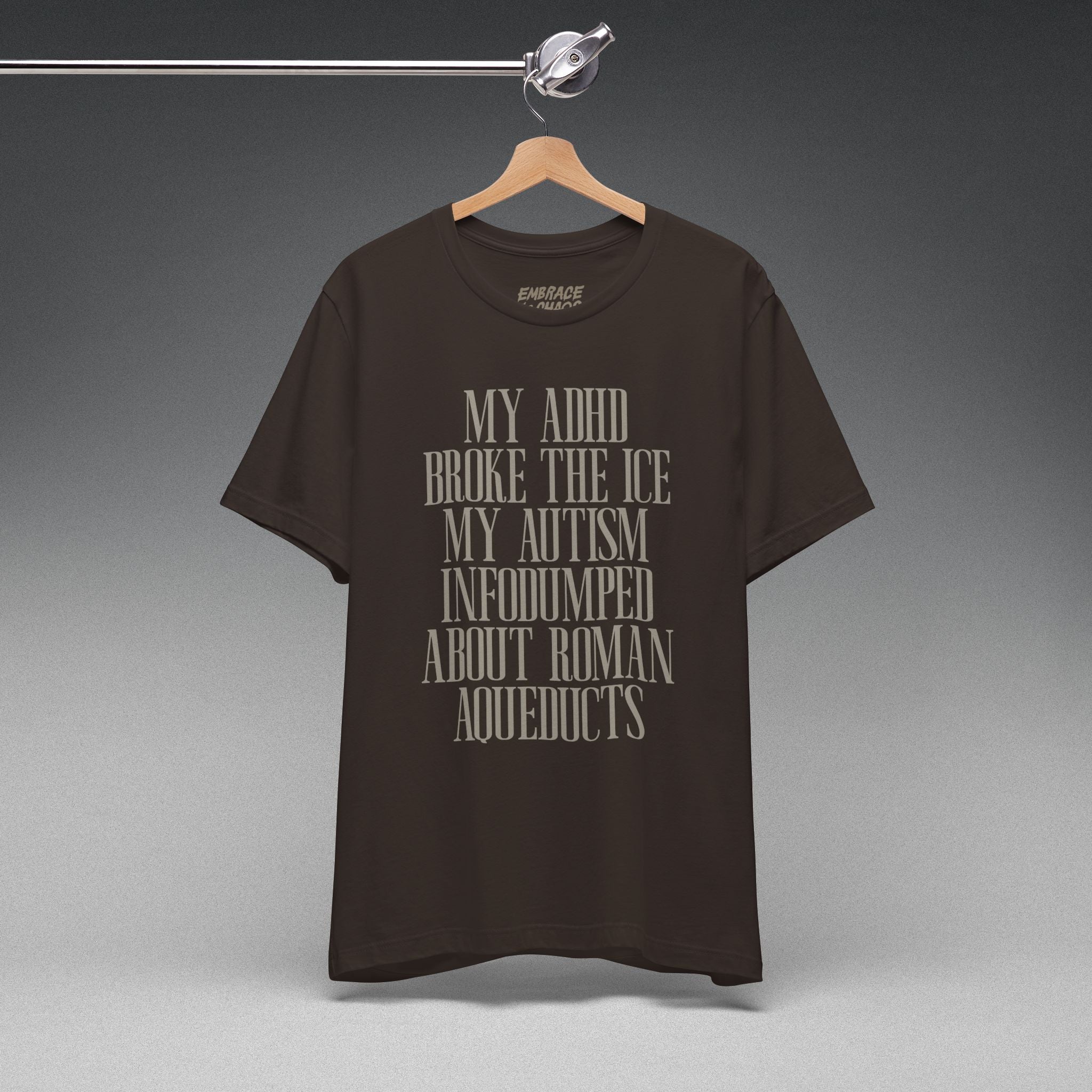MY AUTISM INFODUMPED T-SHIRT