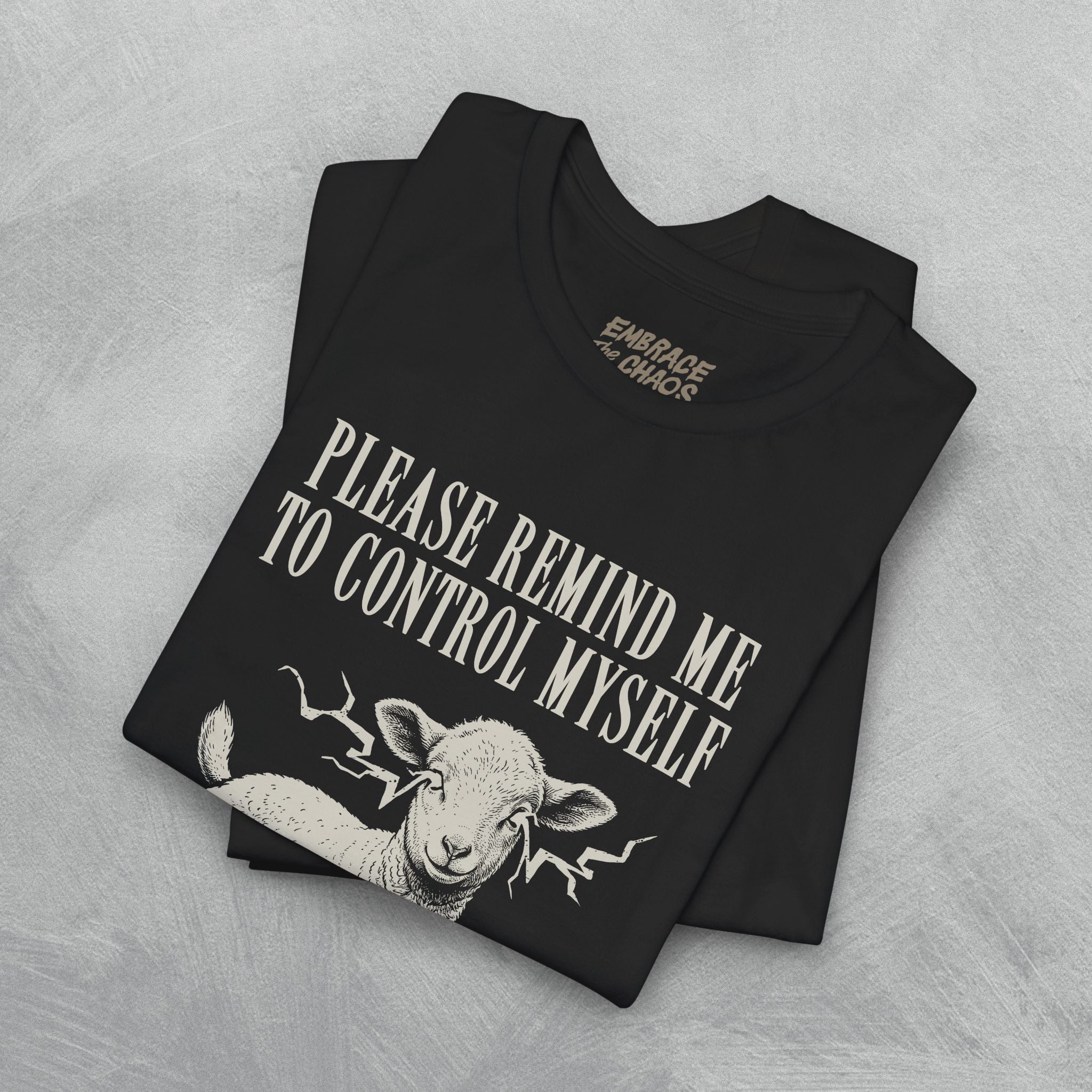 PLEASE REMIND ME TO CONTROL MYSELF TEE