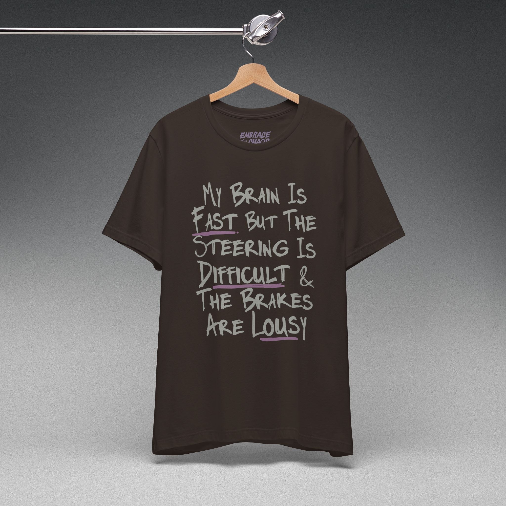MY BRAIN IS FAST TEE
