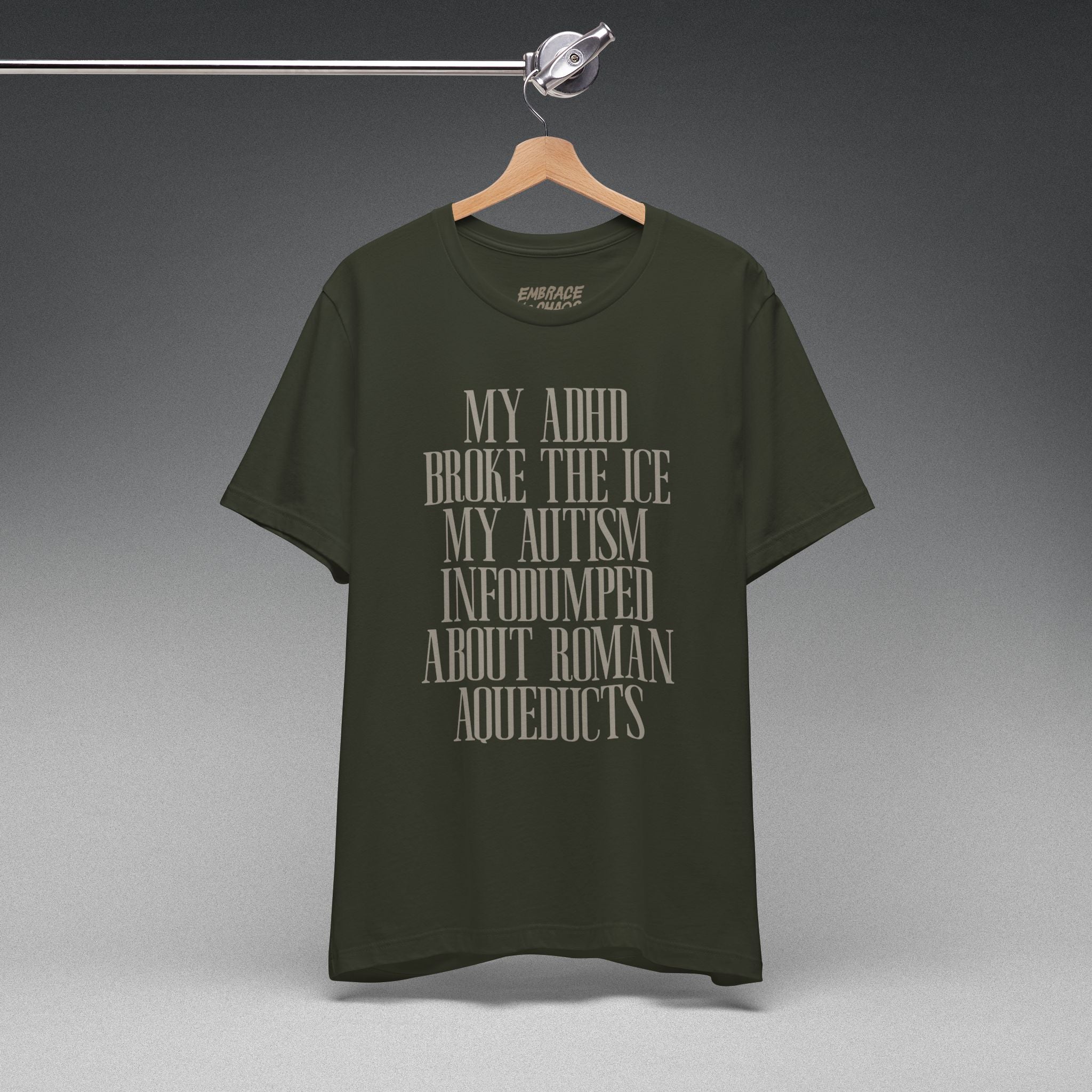 MY AUTISM INFODUMPED T-SHIRT
