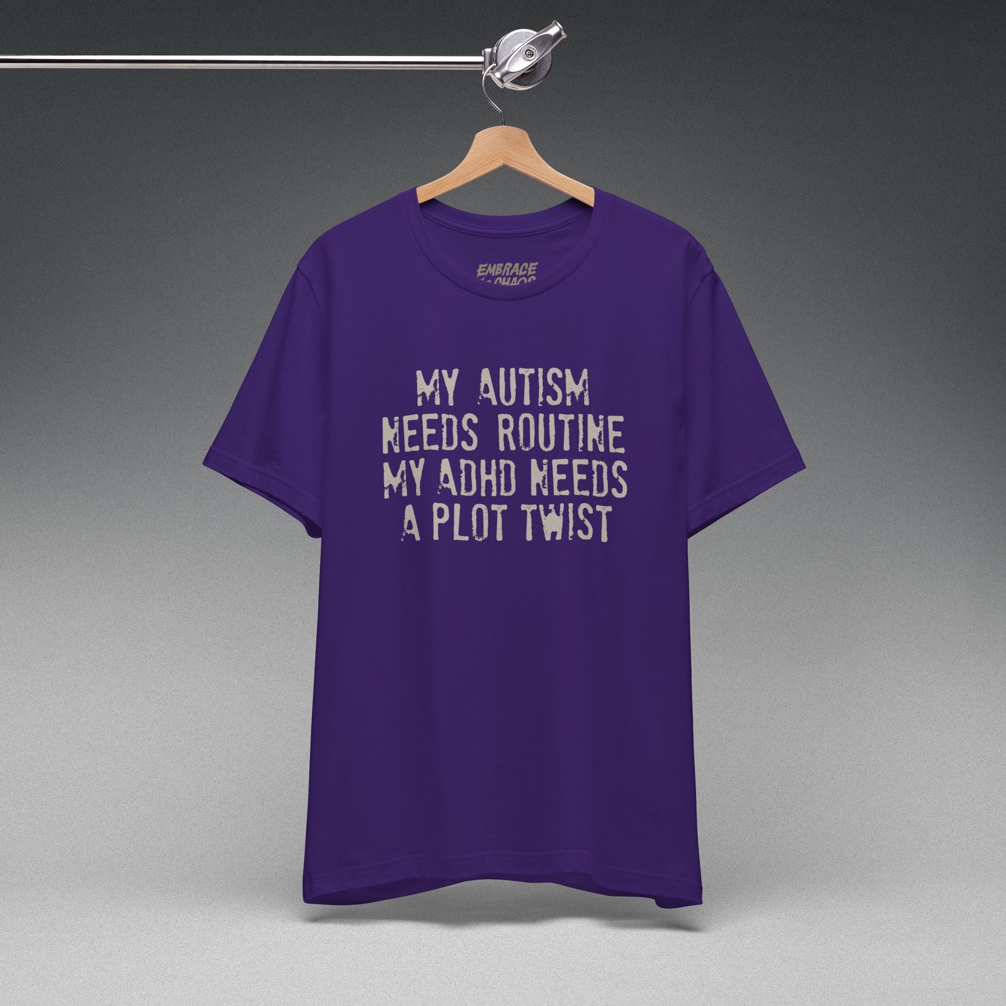 ADHD NEEDS A PLOT TWIST T-SHIRT