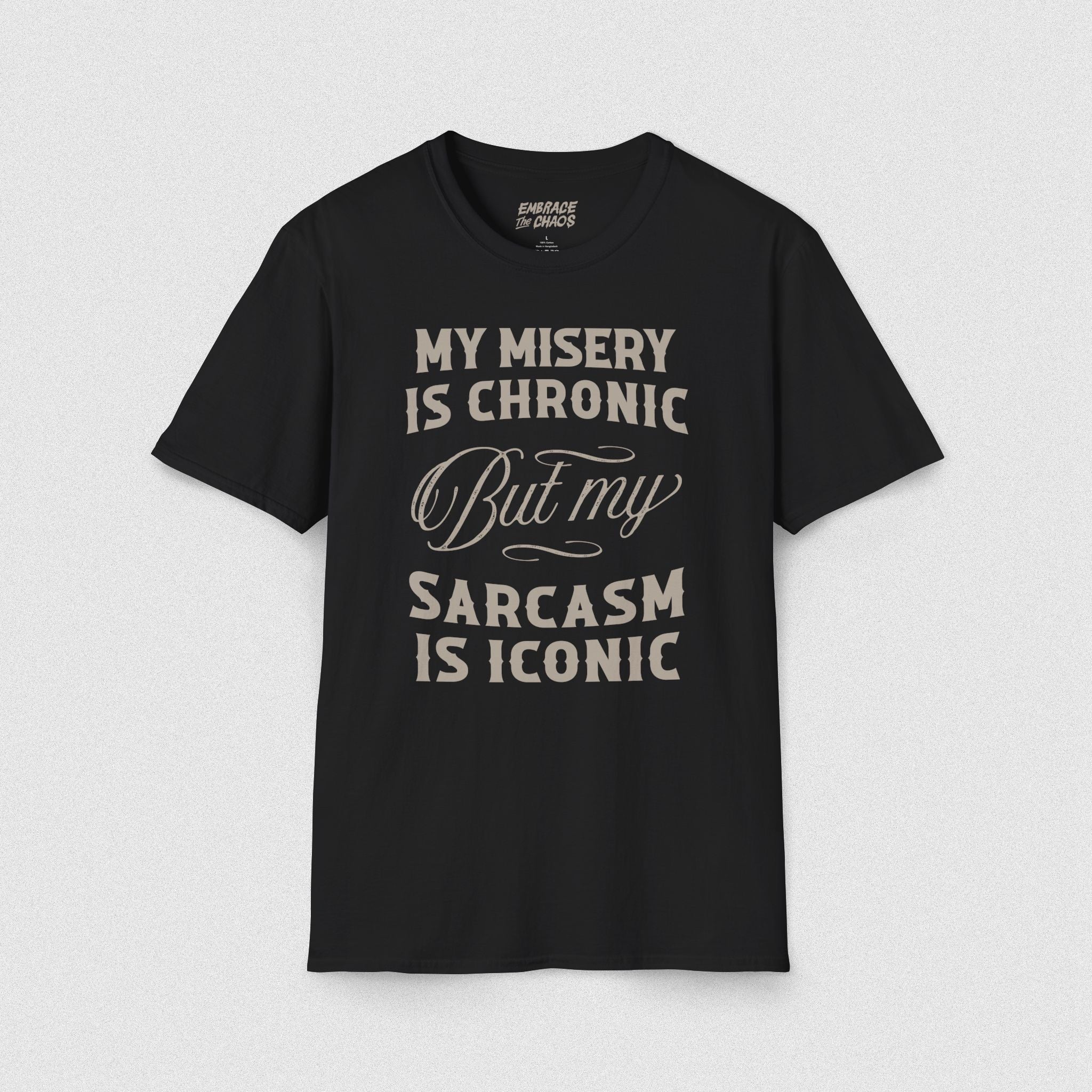 DEPRESSION ✦ SARCASM IS ICONIC T-SHIRT