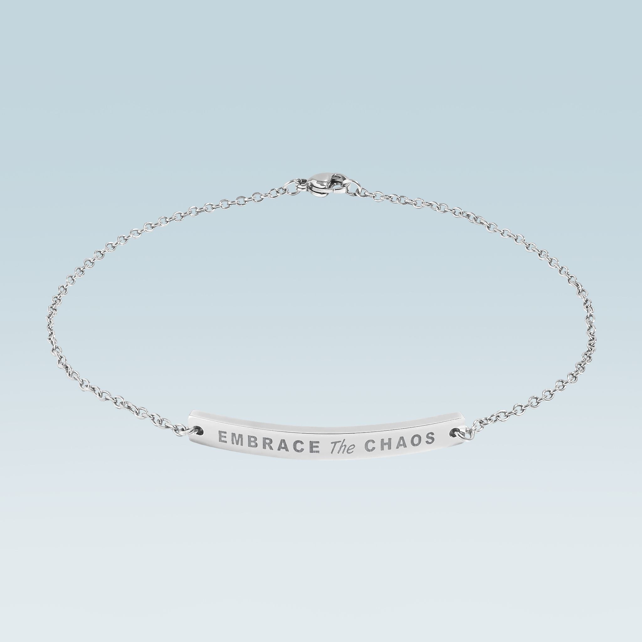 EMBRACE THE CHAOS ANKLET