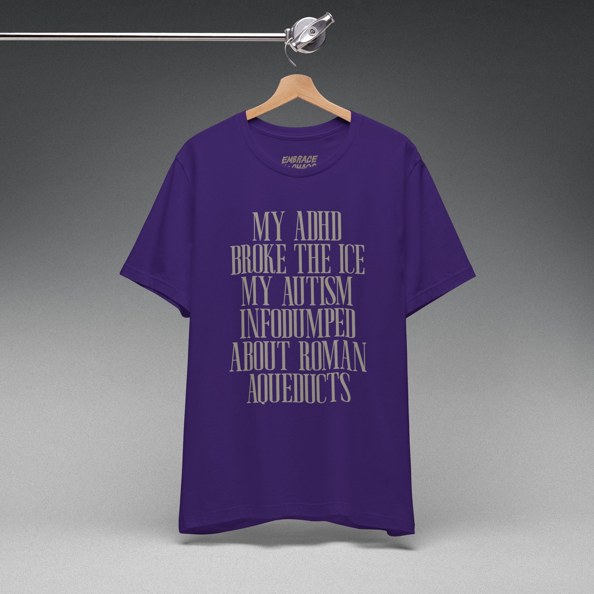 MY AUTISM INFODUMPED T-SHIRT