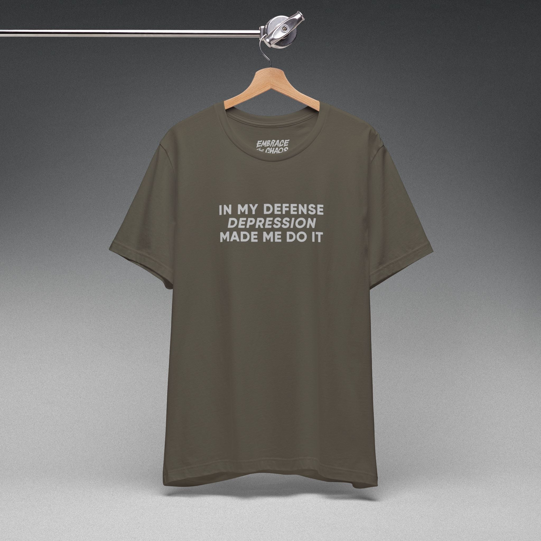 DEPRESSION MADE ME DO IT TEE