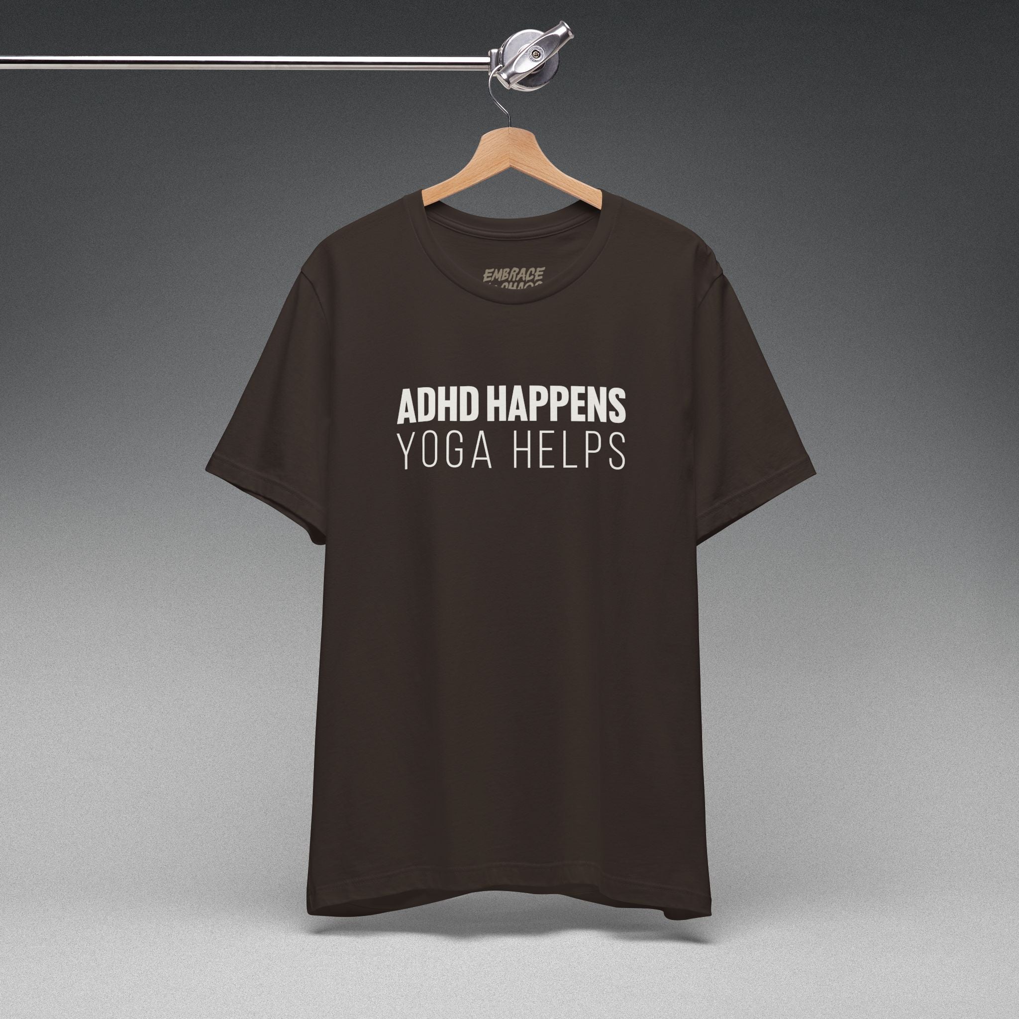 ADHD HAPPENS, YOGA HELPS TEE