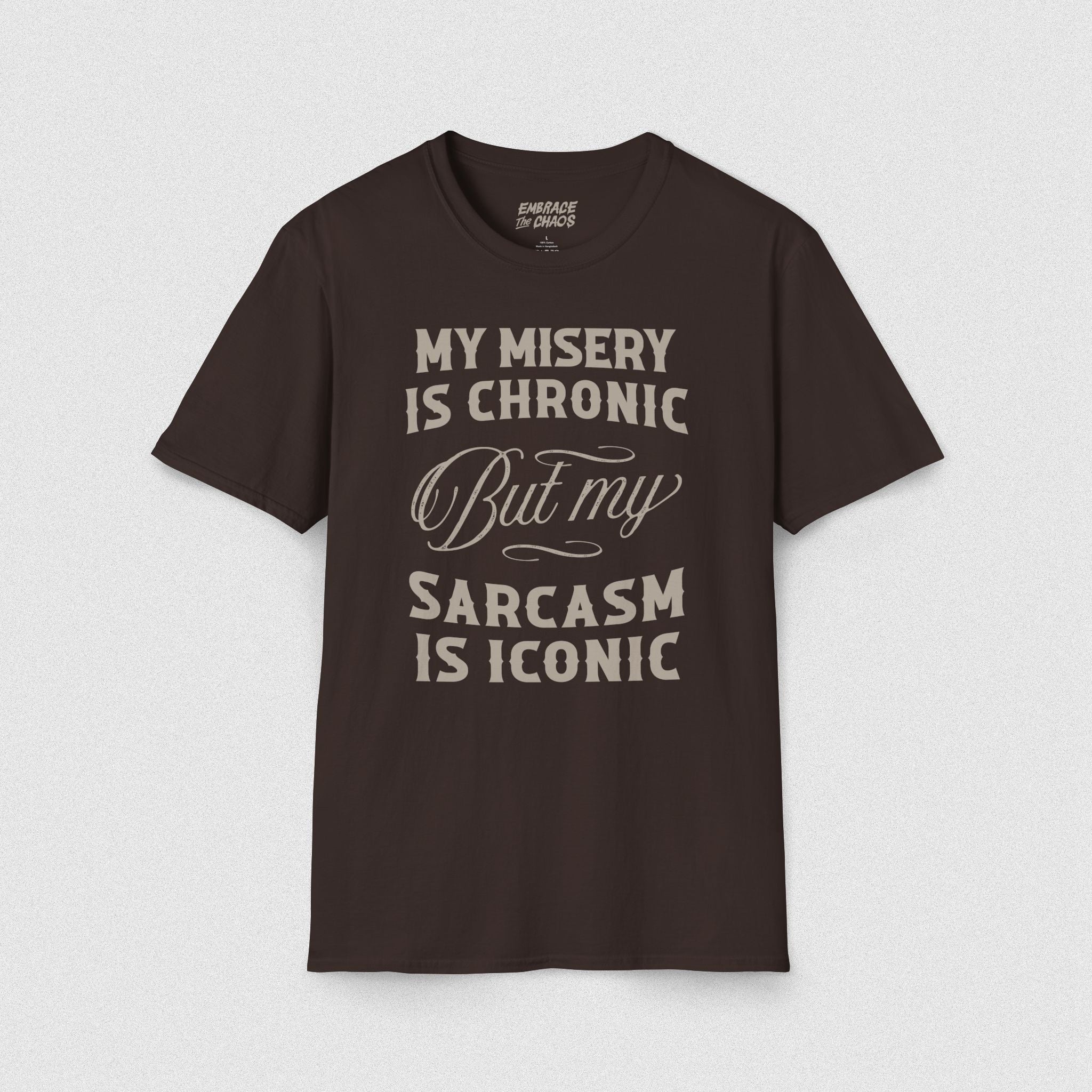 DEPRESSION ✦ SARCASM IS ICONIC T-SHIRT