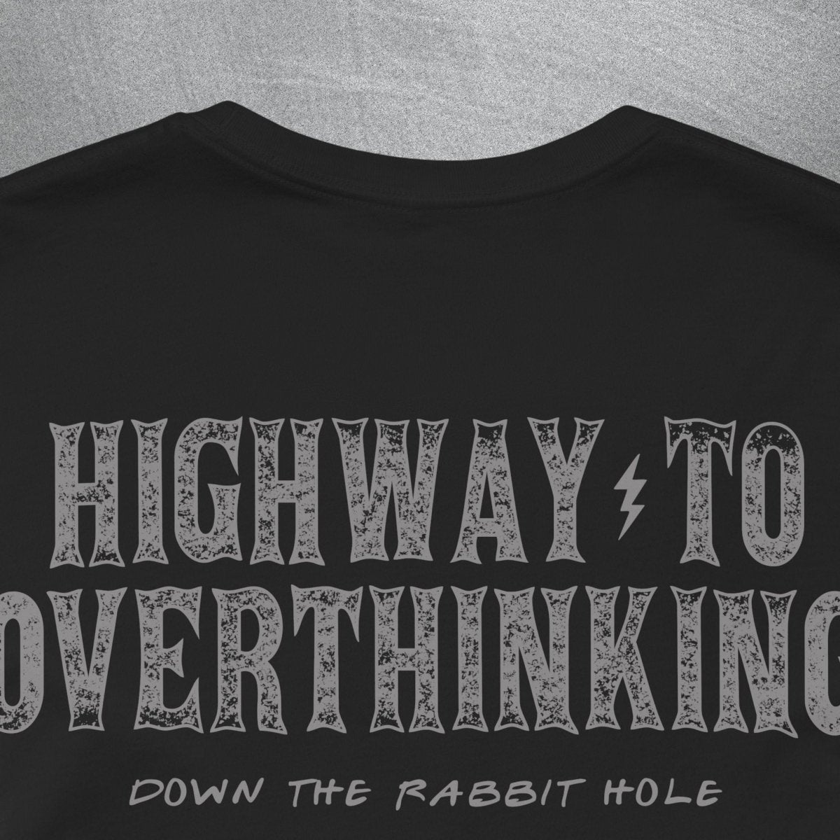 AC/DC STYLE TEE XS Black - Embrace The Chaos mental health humor apparel