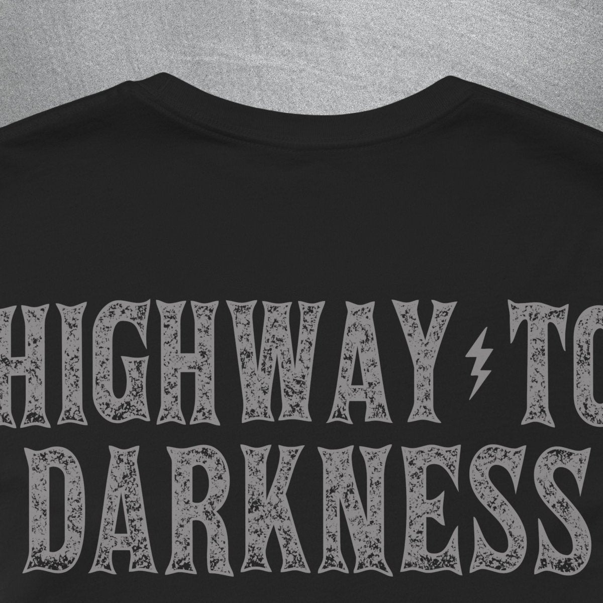 AC/DC STYLE TEE XS Black - Embrace The Chaos mental health humor apparel