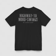 AC/DC STYLE TEE XS Black - Embrace The Chaos mental health humor apparel