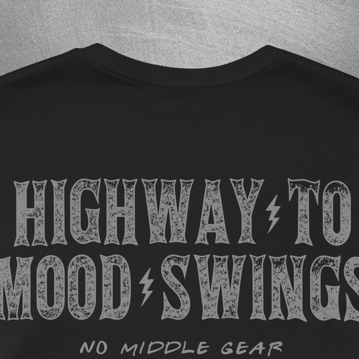 AC/DC STYLE TEE XS Black - Embrace The Chaos mental health humor apparel