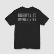AC/DC STYLE TEE XS Black - Embrace The Chaos mental health humor apparel