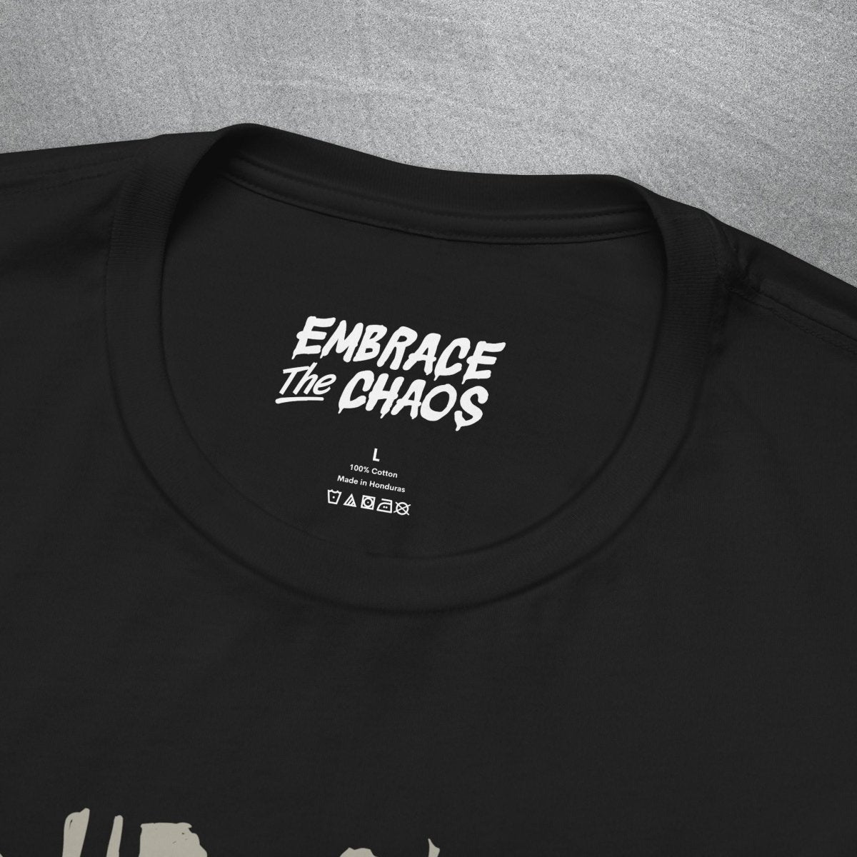 ADHD & SARCASM UNTIL DEATH TEE S Brown - Embrace The Chaos mental health humor apparel