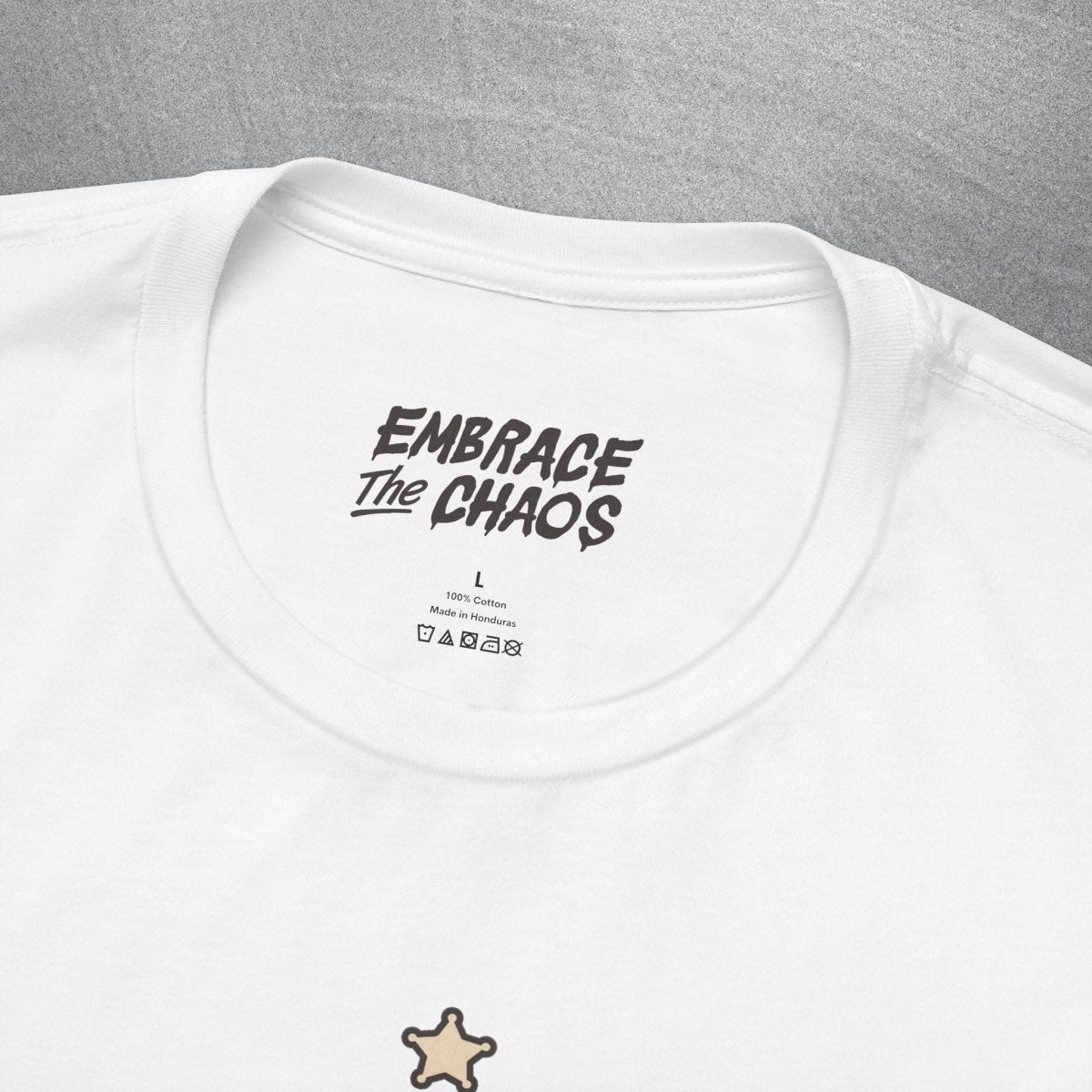 ANXIETY MADE ME DO IT T - SHIRT XS Tan - Embrace The Chaos mental health humor apparel