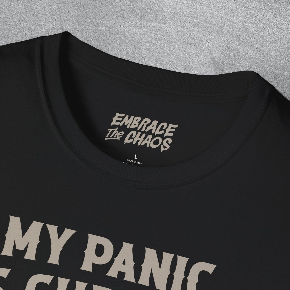 ANXIETY ✦ SARCASM IS ICONIC T - SHIRT Dark Chocolate S - Embrace The Chaos mental health humor apparel