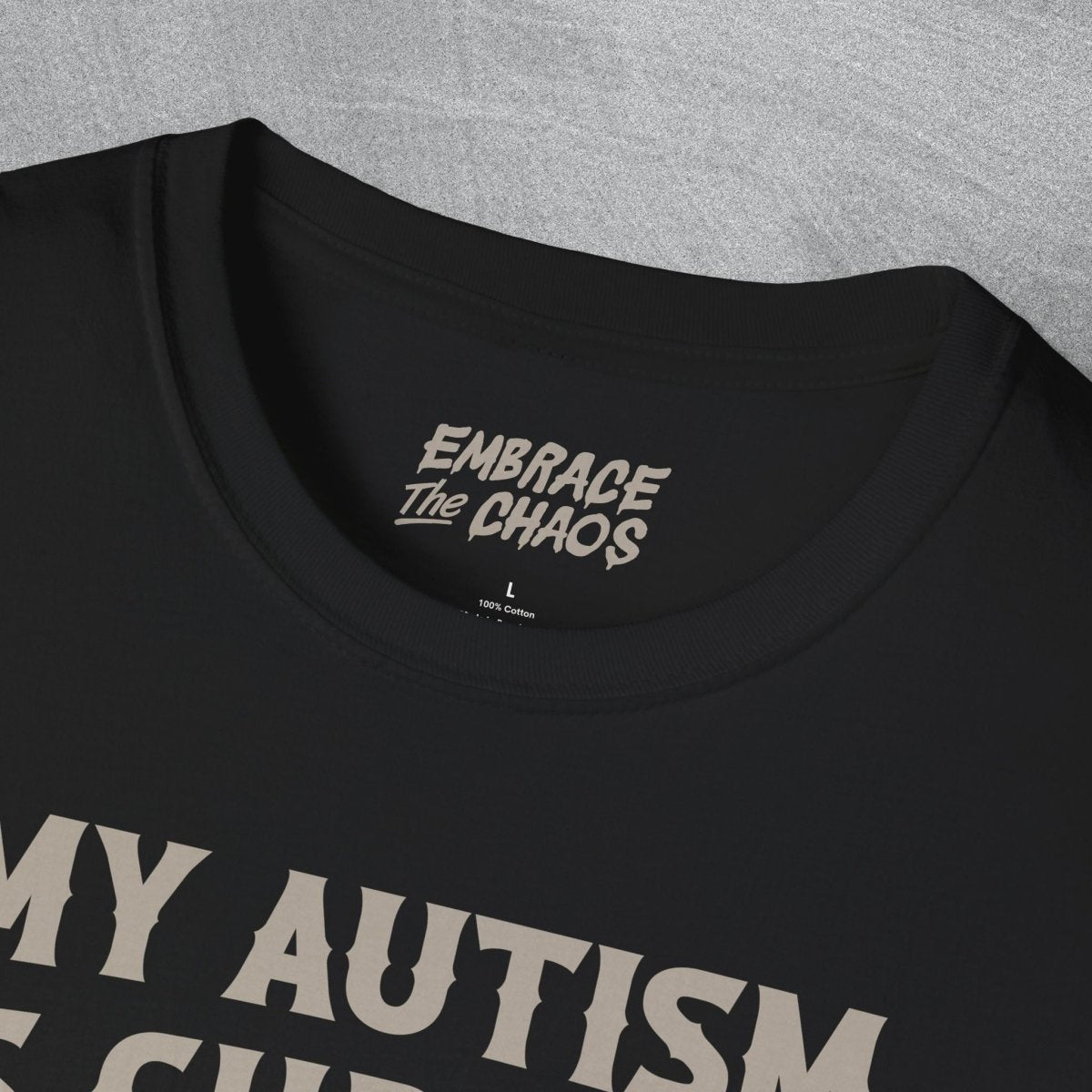 AUTISM ✦ SARCASM IS ICONIC T - SHIRT Dark Chocolate S - Embrace The Chaos mental health humor apparel