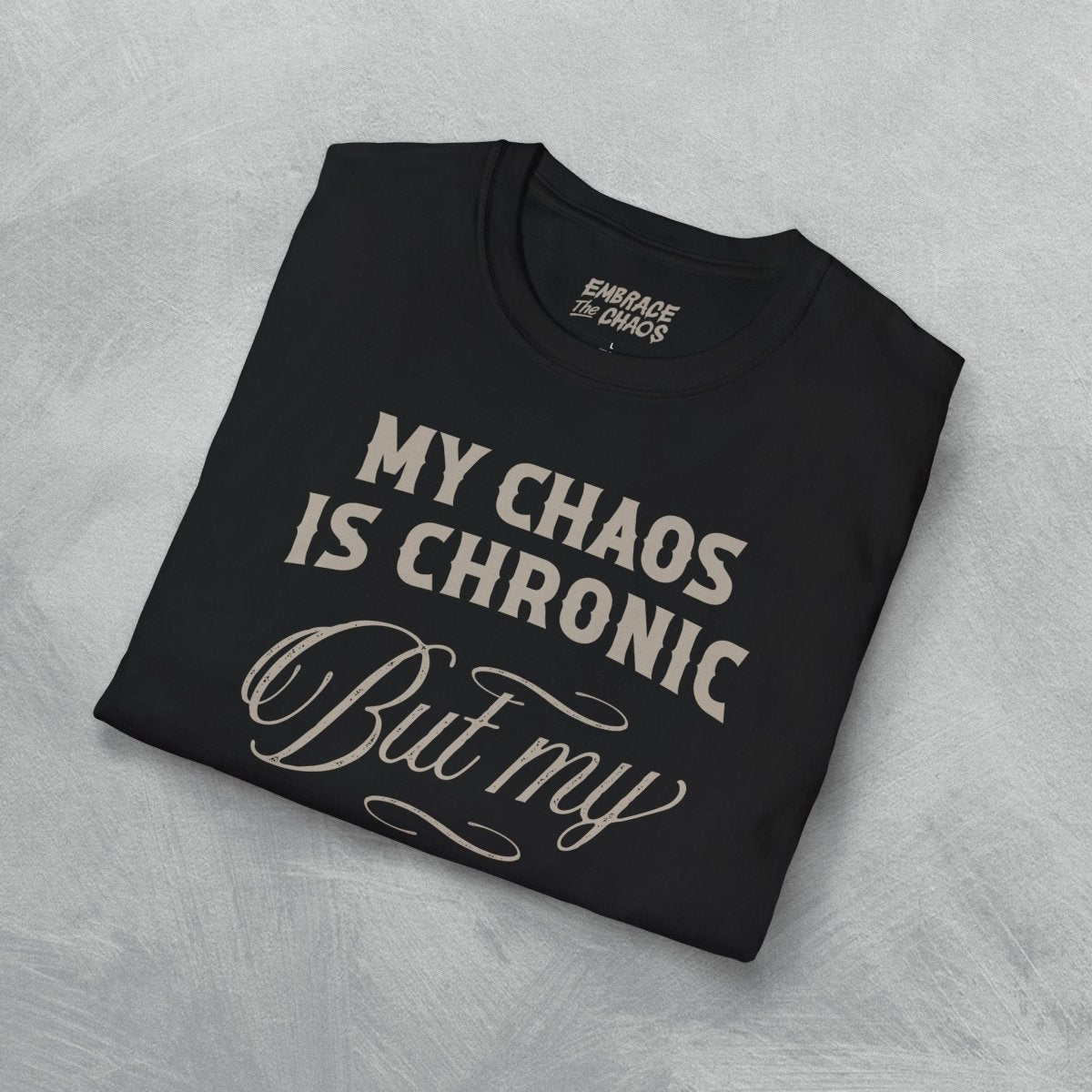 BIPOLAR ✦ SARCASM IS ICONIC T - SHIRT Dark Chocolate S - Embrace The Chaos mental health humor apparel