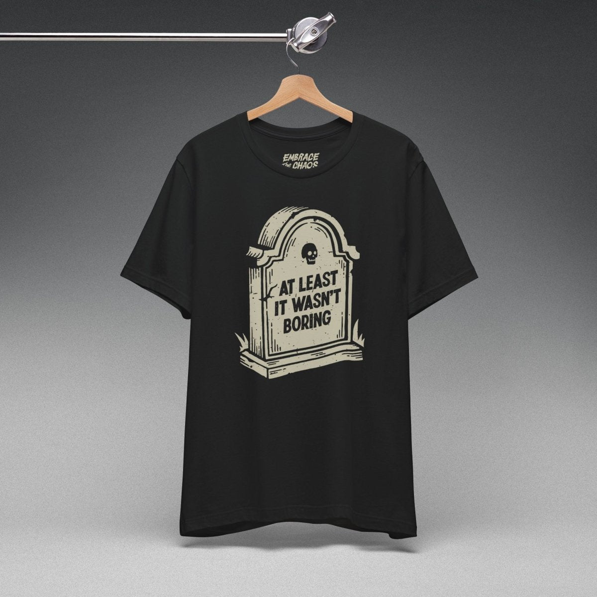 BOREDOM KILLER TEE XS Black - Embrace The Chaos mental health humor apparel
