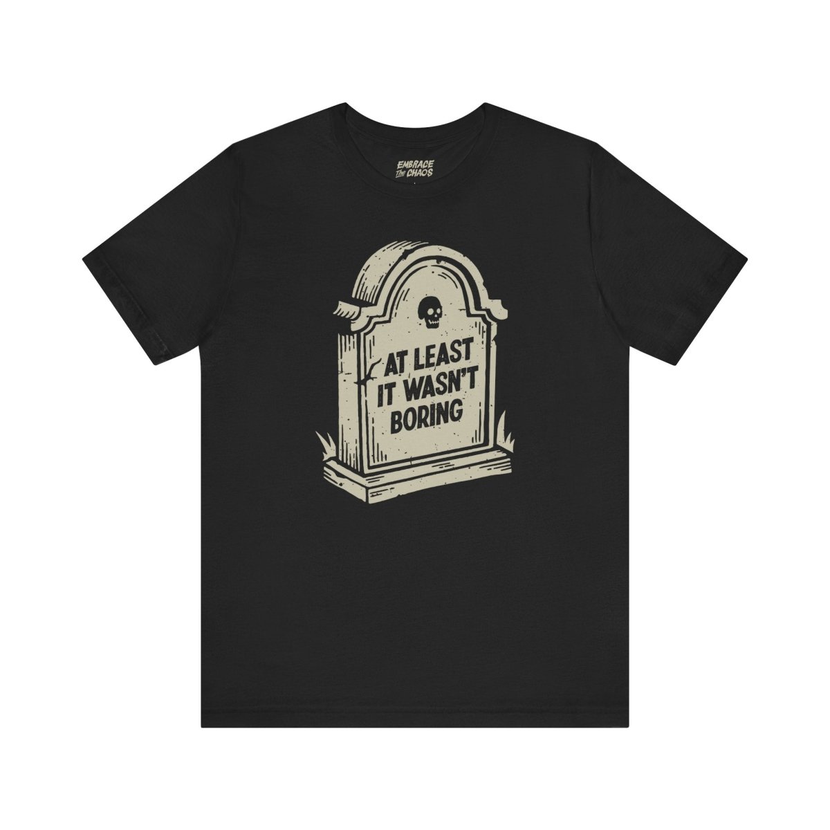 BOREDOM KILLER TEE XS Black - Embrace The Chaos mental health humor apparel