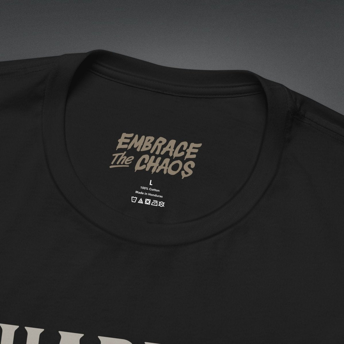 CHARMING BUT FERAL TEE XS Team Navy - Embrace The Chaos mental health humor apparel