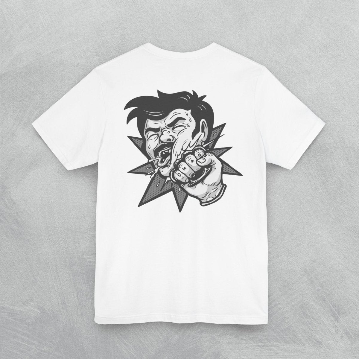 DEPRESSED BUT COMMITTED TO THE CHAOS TEE S White - Embrace The Chaos mental health humor apparel