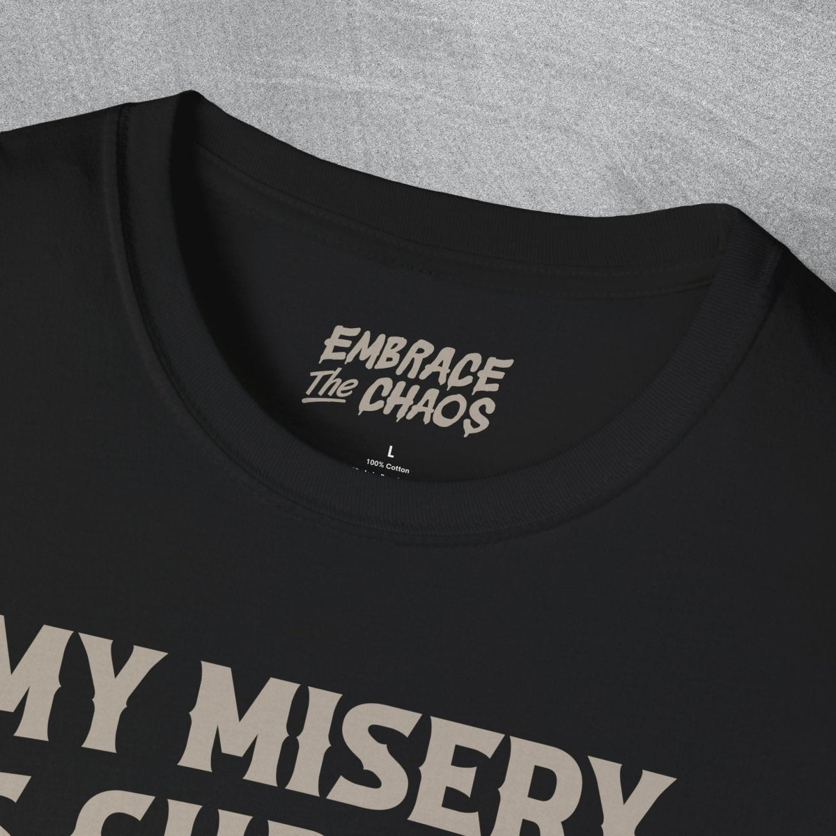 DEPRESSION ✦ SARCASM IS ICONIC T - SHIRT Dark Chocolate S - Embrace The Chaos mental health humor apparel