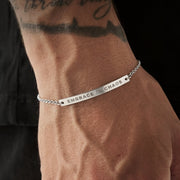 EMBRACE THE CHAOS ANKLET Stainless Steel One Size - Embrace The Chaos mental health humor apparel