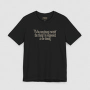 EXCEPT T-SHIRT XS Black - Embrace The Chaos mental health humor apparel