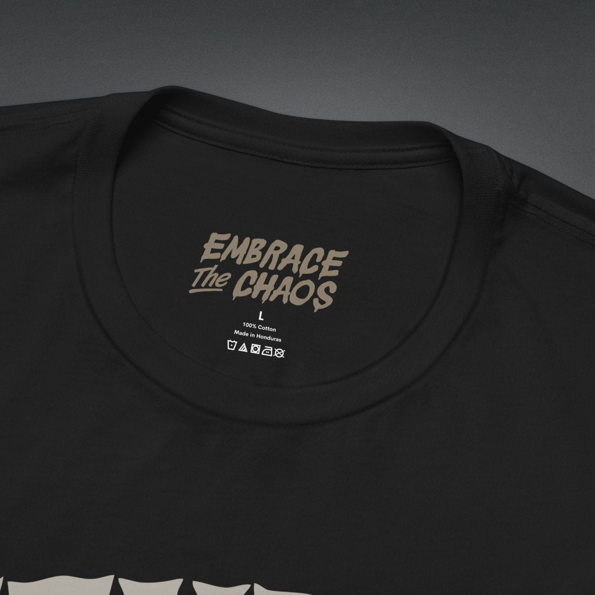 GENTLE BUT FERAL T-SHIRT XS Navy - Embrace The Chaos mental health humor apparel