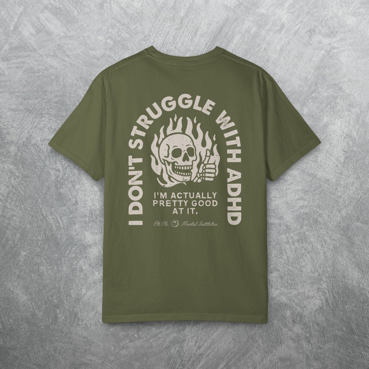 I DONT STRUGGLE WITH ADHD TEE Berry S - Embrace The Chaos mental health humor apparel