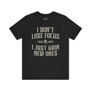 I JUST GAIN NEW ONES TEE XS Black - Embrace The Chaos mental health humor apparel